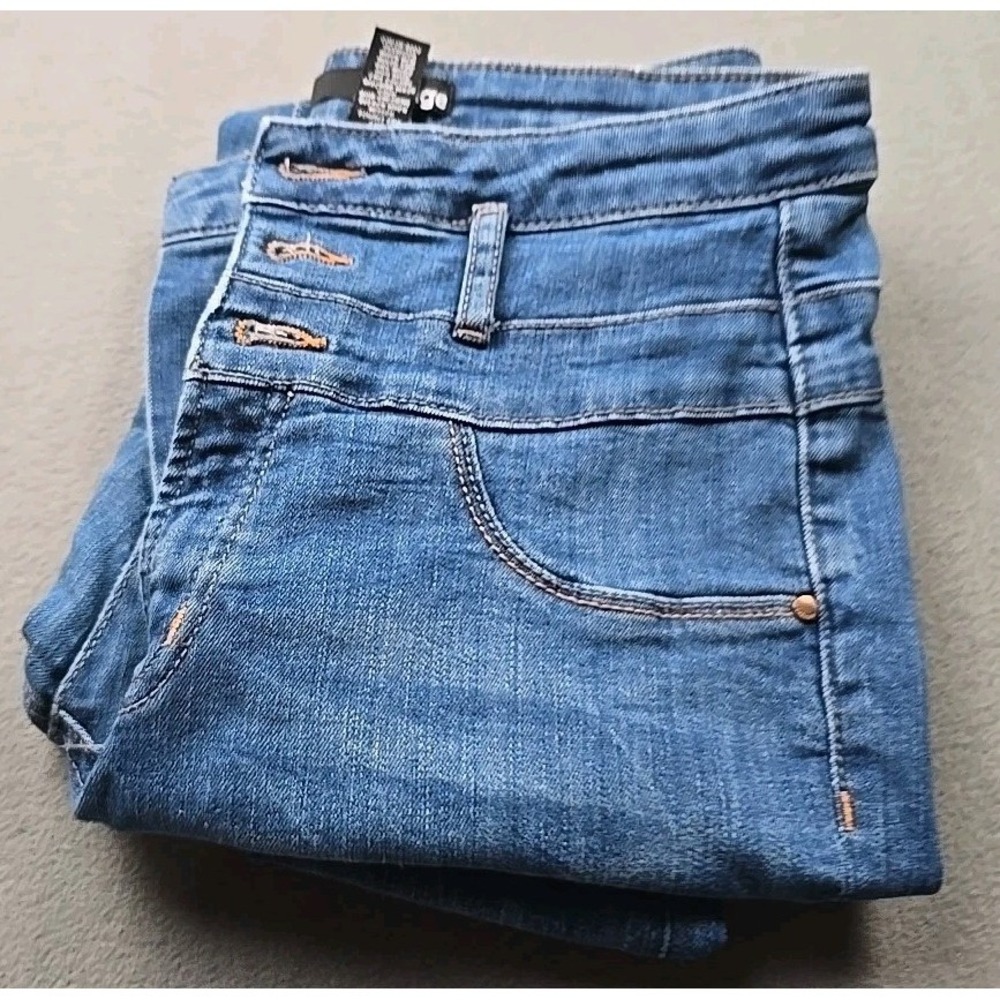 Refuge Jeans Womens Size 8 Blue Skinny Stretch Fade Comfort Casual Denim - Picture 9 of 10
